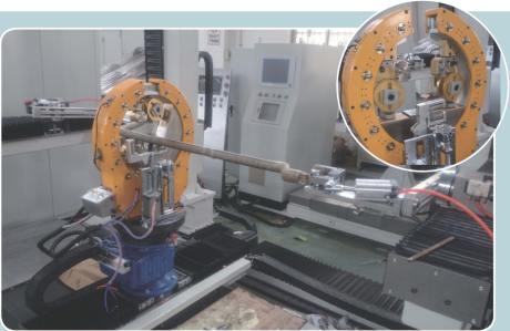 ZCN090AST-（2200）3600 水電多級線圈、風(fēng)電、水電線棒數(shù)控包帶機(jī)